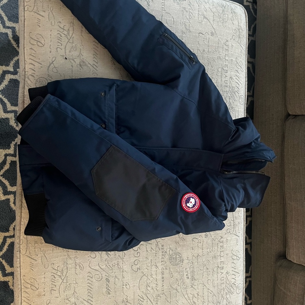 Canada Goose Kids Unisex Navy Blue Puffer Jacket